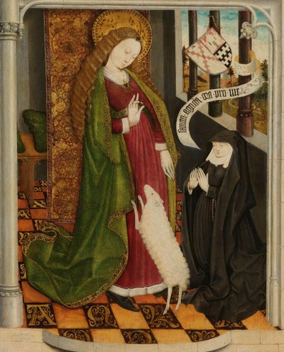 Geertruy Haeck arrodillado en oración ante Santa Inés
Geertruy Haeck-van Slingelandt van der Tempel arrodillado en oración ante Santa Inés de Anonymous
