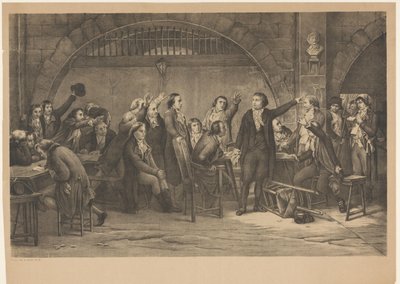 Captura de los Girondinos 1793 (título en el objeto) de Anonymous
