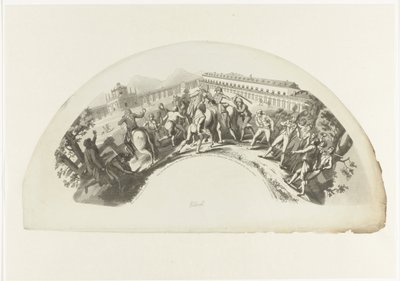 Captura de Manuel de Godoy por las tropas francesas en Madrid el 19 de marzo de 1808 Diapositiva 19. de Marzo de 1808. Y Aranjuez. Caida y Prision del Principe de la Paz (título sobre objeto) de Anonymous