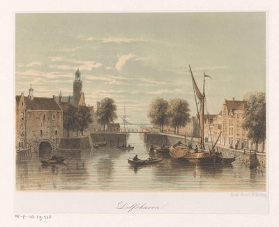 Vista de Delfshaven de Anonymous