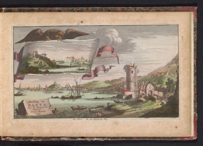 Vista de Gaeta, 1734 Representación de Gaëta, conquistada por los españoles el 6 de agosto de 1734 (título sobre objeto) de Anonymous
