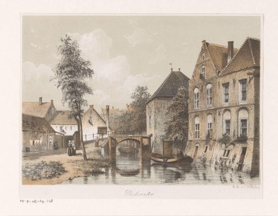Vista de Oudewater de Anonymous