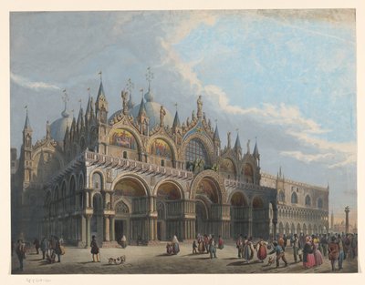 Vista de la Basílica de San Marcos de Anonymous