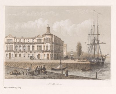 Vista del Royal Dutch Yachtclub en Rotterdam de Anonymous