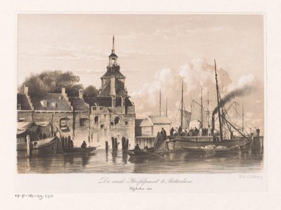 Vista de la antigua puerta principal
La antigua puerta principal de Rotterdam (título en el objeto) de Anonymous