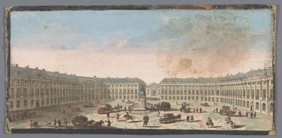 Vista de la Plaza Vendôme de Parijs
Vista de la plaza de Louis le Grand (título en el objeto) de Anonymous