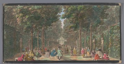 Vista de la Sala de los Marronniers en el Jardín de Versalles
La Salle aux Marronniers (título en el objeto) de Anonymous