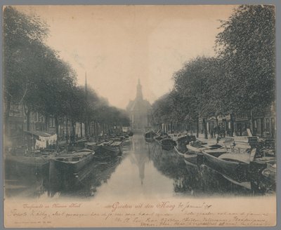 Vista del Turfmarkt y la Nieuwe Kerk en La Haya
Saludos desde La Haya; Turfmarkt y Nieuwe Kerk (título en el objeto) de Anonymous