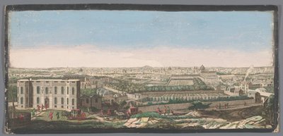 Vista de la ciudad de París vista desde el Observatorio
Vuë générale de la ville de Paris, prise de la hauteur de l