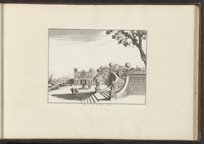 Vista de un palacio en Livorno Palais du Grand Duc de Florence en Livorne (título sobre objeto) Palacios y Monumentos de Venecia, Livorno, Nápoles y Roma (título de la serie) de Anonymous