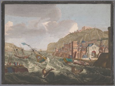 Vista de un puerto del sur con barcos y botes en las aguas bravas
Vue d