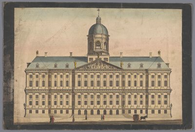 Vista del Ayuntamiento de Ámsterdam de Anonymous