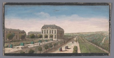 Vista de la terraza con naranjos del Chateau de Belle-Vue en Meudon
Autre vüe du Chateau de Belle-Vüe (...) (título en el objeto) de Anonymous