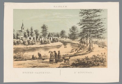 Vista del antiguo Buitengasthuis cerca de Haarlem
Haarlem: Buiten-Gasthuis / L