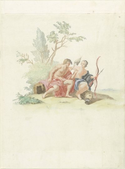 Hércules en Onfalia de Anonymous