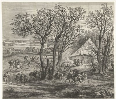 El ejército francés ante Yperen (hoja derecha), 1678 de Anonymous
