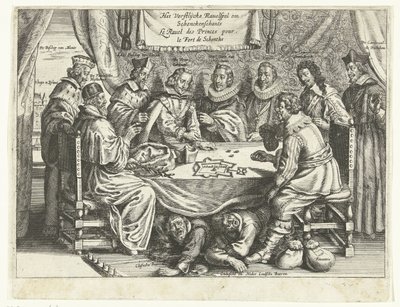El juego para Schenckenschans, 1635-1636 The Vorstelijcke Ravelspel om Schenckenschants / Le Ravel des Princes pour le Fort de Schentks (título sobre el objeto) de Anonymous