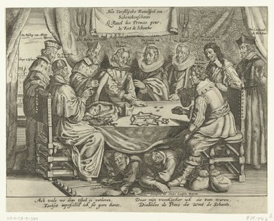 El juego para Schenckenschans, 1635-1636 The Vorstelijcke Ravelspel om Schenckenschants / Le Ravel des Princes pour le Fort de Schentks (título sobre el objeto) de Anonymous
