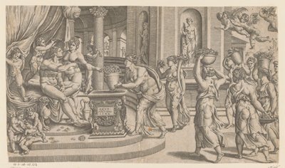 Matrimonio de Vertumnus y Pomona de Anonymous