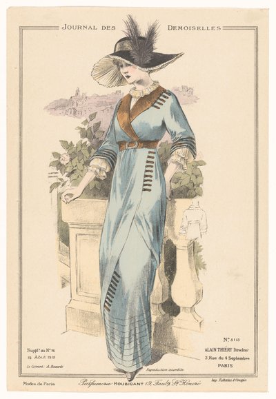 Journal des Demoiselles 15 de agosto de 1912, nº 5113 de Anonymous