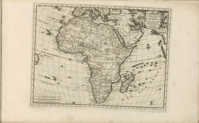 Kaart de África África, según las nuevas observaciones de Messieurs de l
