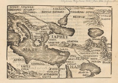 Mapa de parte de la Costa Mediterránea y el Imperio Persa de Anonymous