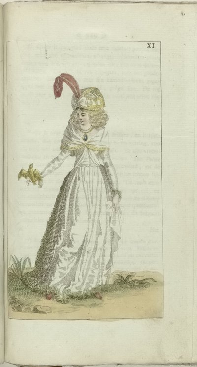 Gabinete de Moda y Gusto 1791, pl. XI de Anonymous