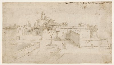 Convento de capuchinos en Amberes (?) de Anonymous