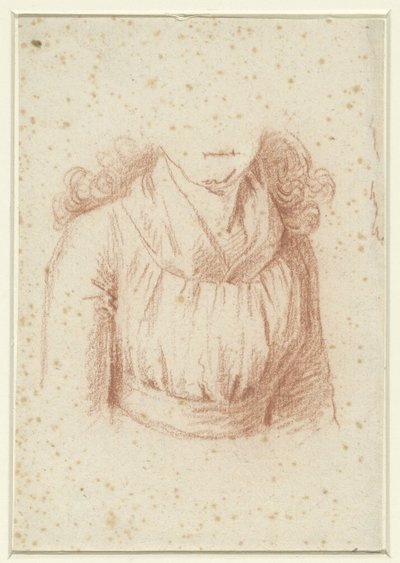 Estudio de vestuario para un retrato de Madame Molet de Anonymous