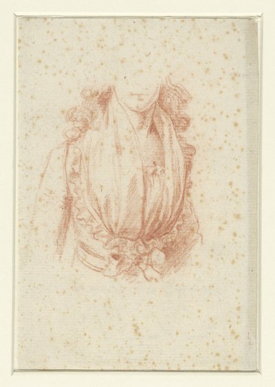 Estudio de vestuario para un retrato de Madame Moreau de Anonymous
