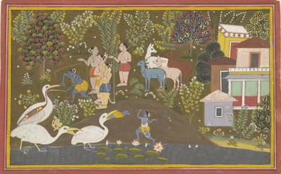 Krishna se encontró con Bakasura de Anonymous