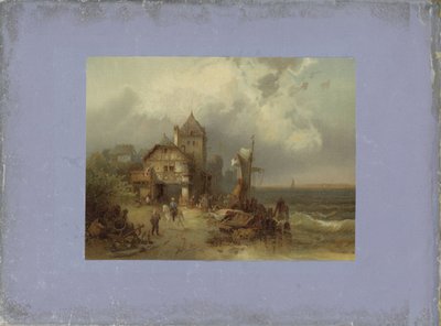 Paisaje junto al mar según un cuadro de Anonymous