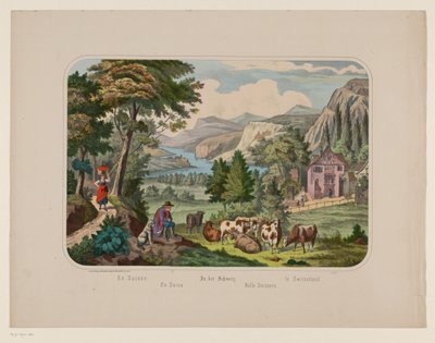 Paisaje en Suiza
En Suisse / En Suiza / In der Schweiz / Nello Svizzera / En Suiza (título en el objeto) de Anonymous