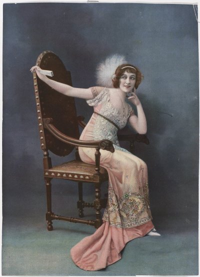 Les Modes, 1911 : Vestido de noche (...) de Anonymous