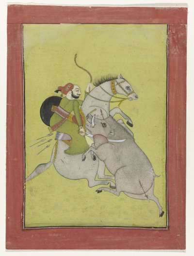 Maharajá Umed Singh de Bundi
El Maharajá Umed Singh, matando un jabalí de Anonymous