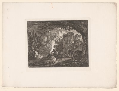 Hombre huyendo de una serpiente
Grabados según pinturas de Ignace Duvivier (título de la serie)
Differens Sujets graves et dessinés par Ignace du Vivier: d