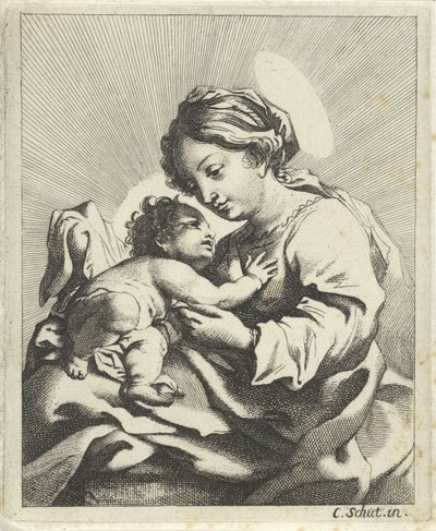 María con el niño Cristo de Anonymous