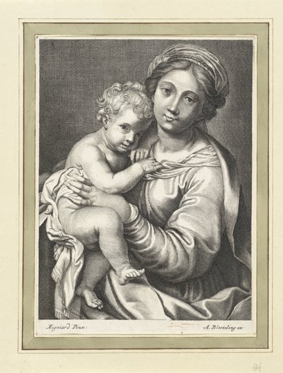 María con niño de Anonymous