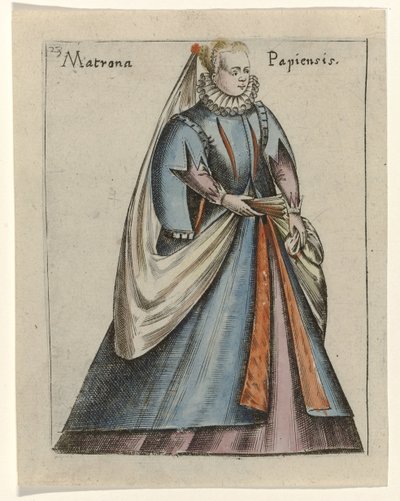 matrona papiensis Las actitudes de diferentes naciones (...) (título de la serie) de Anonymous