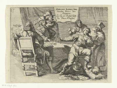 Juego fallido en Schenkenschans, 1635-1636 Raphael Game fallido Van den Prince van Oragnien / Le Jeu de Raphel failly Du Prince d