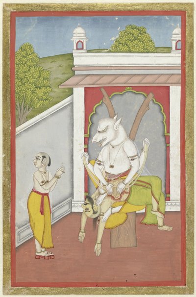 Narasimha (la encarnación hombre-león de Vishnu) de Anonymous