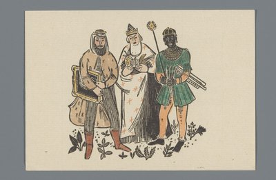 Saludos de año nuevo de la fundición de cartas J. John Söhne de Anonymous