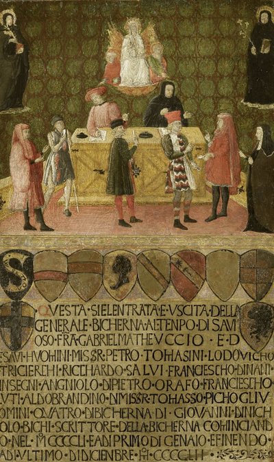 Oficina de la Administración Tributaria (Biccherna) de Siena de Anonymous