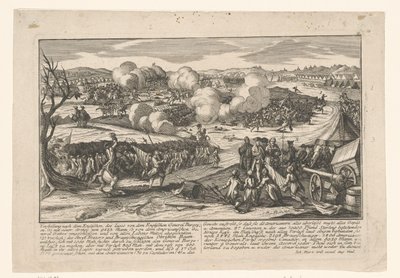 Entrega del general Burgoyne al general Gates el 17 de octubre de 1777 de Anonymous