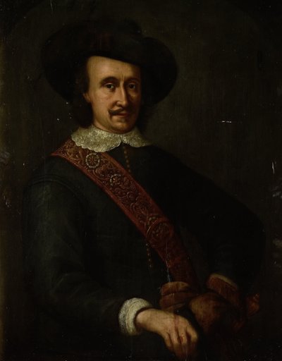 Retrato de Cornelis van der Lijn, Gobernador General de las Indias Orientales Holandesas de Anonymous