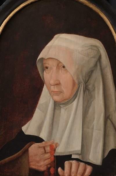 Retrato de Jacomina Claesdr van Ruyven (fallecida en 1509), esposa de Arent Franckensz van der Meer de Anonymous