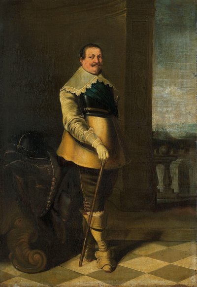 Retrato de Pieter Pietersz Hein (antes titulado Retrato de un oficial) de Anonymous