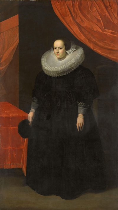 Retrato de Suzanna Moor (1608-57) de Anonymous