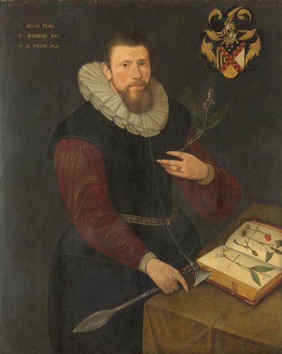 Retrato de un botánico de Anonymous