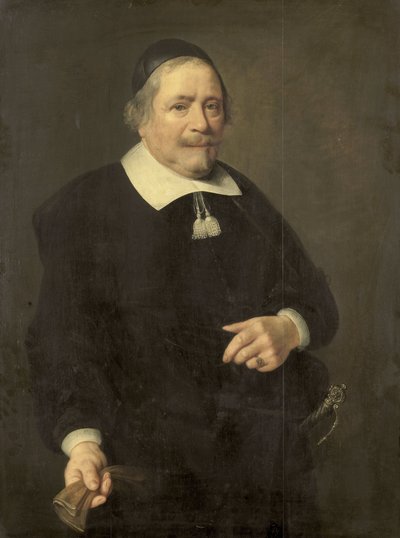 Retrato de un hombre, presumiblemente Willem van de Velden, secretario de Hugo de Groot de Anonymous
